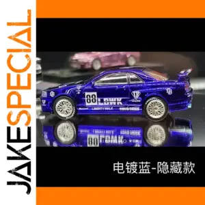 1/64 Diecast Nissan R34 T1 Demon King Model
