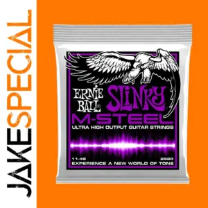 Ernie Ball M-Steel Power Slinky Strings 11-48