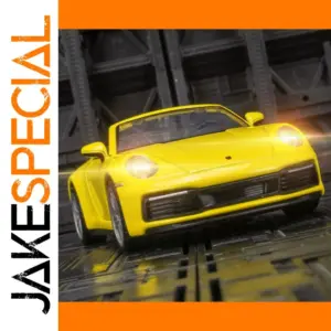 Vivid Yellow Porsche 911 Carrera 1:32 Diecast Model