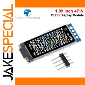 1.09-Inch OLED Display Module with 128x64 Pixels