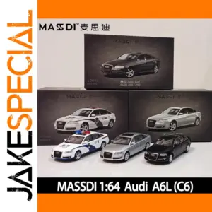 Premium Diecast Alloy A6L C6 Model 1/64 Scale