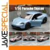 Sky Blue 1/36 Porsche Taycan Diecast Model
