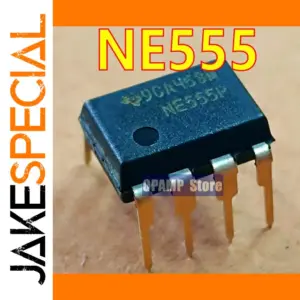 Precision NE555 Timer IC in DIP8 Package