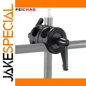 Black Swivel Dual Head Studio Grip Bracket