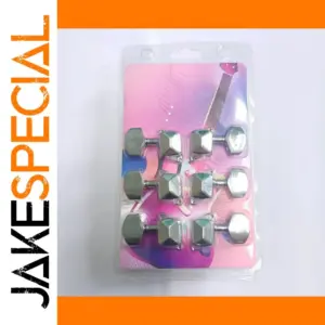 Chrome Folk Guitar Tuning Pegs Set of Four