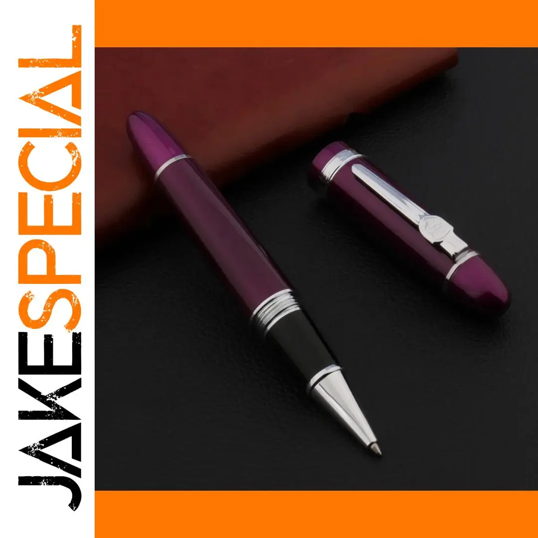 Luxury Jinhao 159 Silver & Purple Rollerball Pen 1 Luxury Jinhao 159 Silver & Purple Rollerball Pen