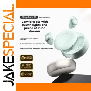 White Wireless Sleep Earphones with Noise Cancellation