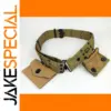 Vintage WWII US Army Canvas Belt Set
