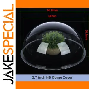 Clear 2.7-Inch CCTV Dome Cover