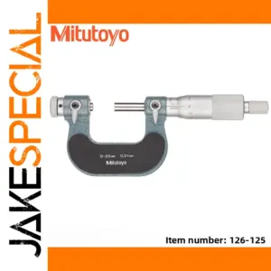 Mitutoyo 126-125/126-126 Precision Micrometer 0-25mm