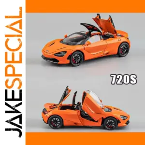 Vibrant Orange McLaren 720S Alloy Model