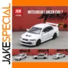 White Mitsubishi Lancer EVO 7 Miniature Model