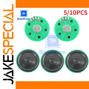 Ultrathin 40mm Green Horn Speakers Set