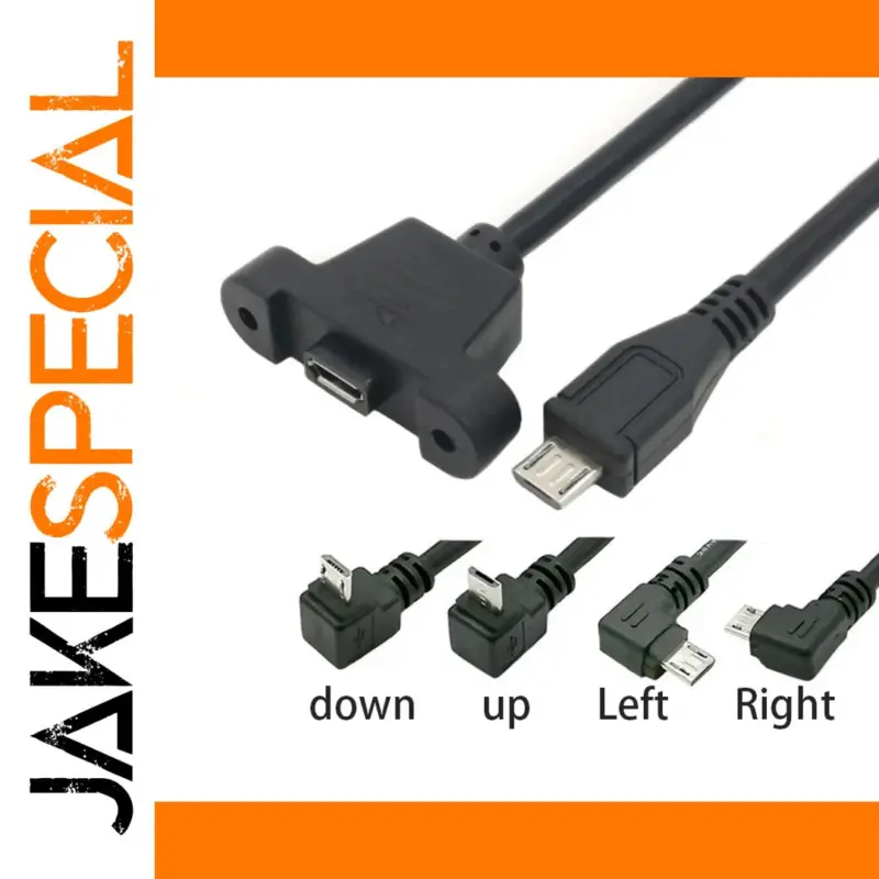 Enhance Connectivity with the 90° Micro USB Extension Cable for Industrial Use 1 ac035f7050fc419d8903548e product image