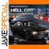 Black Hellcat Alloy Sports Car Model 1:24 Scale