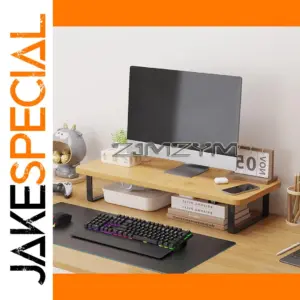 Adjustable Bamboo Monitor Stand in Multiple Sizes
