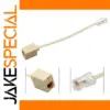 RJ45 to RJ11 Network Splitter 8-pin to 6P4C