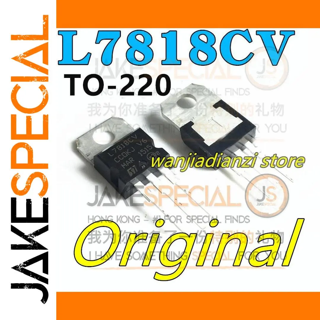 L7818CV Voltage Regulator Pack for 18V Output 1 L7818CV Voltage Regulator Pack for 18V Output