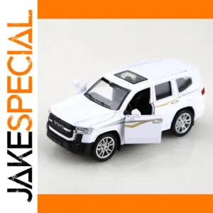 White Alloy Car Model for Collectors