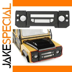 Black Mesh Grille Mask for 1/10 RC Crawlers