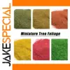 Vibrant Miniature Tree Foliage for Scenery