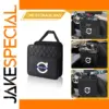 Black PU Leather Car Seat Organizer 25x25.5x8 cm