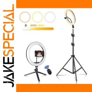 Portable LED Selfie Ring Light with Tripod
