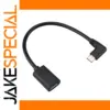 Bend Type C to USB 3.0 Adapter 0.3m Black