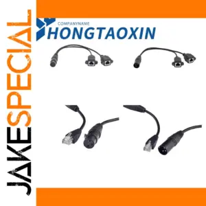 30cm Professional Audio and Network Cable Adapter