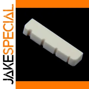 Beige Buffalo Bone Bass Nut with Slim Design