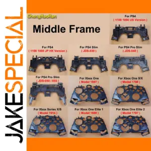 Durable Middle Frame Support for Gaming Controllers