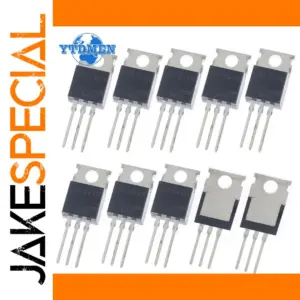 10-Pack IRFZ44N N-Channel MOSFET Transistors