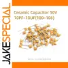 Ceramic Capacitor Set 100pcs 50V, 10pF-10μF