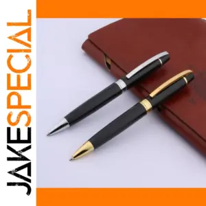 Elegant Metal Ballpoint Pen in Silver & Gold