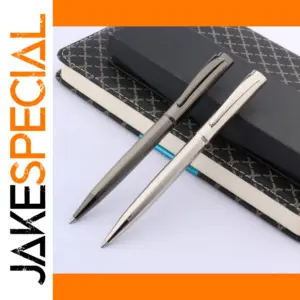 Luxury Gray Ballpoint Pen with 0.5mm Tip