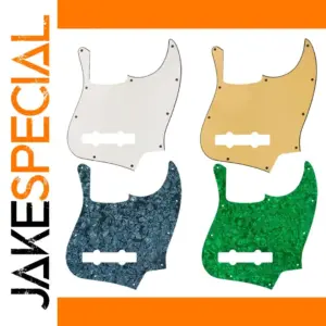 Custom 5-String Jazz Bass Pickguard in 30+ Colors