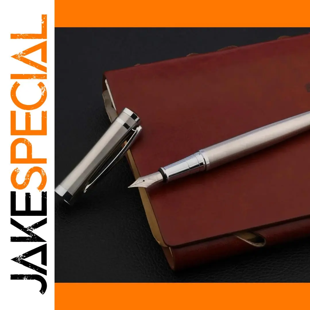 Stainless Steel Fountain Pen with 0.5mm Nib 1 Stainless Steel Fountain Pen with 0.5mm Nib