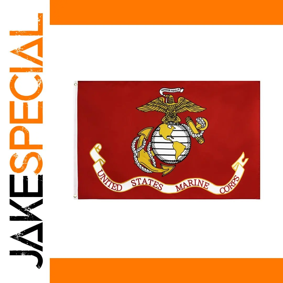 Marine Corps 3x5 ft Patriotic Flag 1 Marine Corps 3x5 ft Patriotic Flag