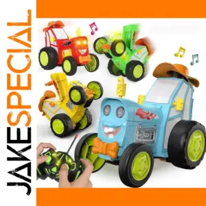Vibrant Light-Up RC Stunt Car for Kids and Adults