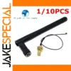 Black 2.4GHz WiFi Antenna 11cm, 2dBi Gain