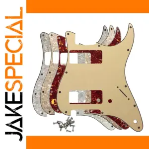 Custom Stratocaster Pickguard with Aluminum Shield