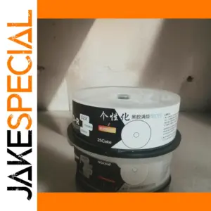 Black 25-Pack 700MB 52X CD-R Discs for Data Storage