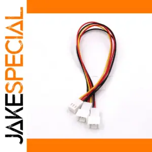 3-Pin PC Fan Extension Y-Splitter Cable