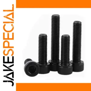 Black Stainless Steel Socket Head Screws 10-80mm