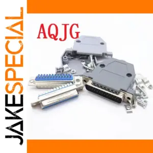 D-SUB 25-Pin Plastic Cover Set (10 Pieces)