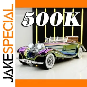 Vintage Miniature Car Model MAKEDA 1:24 Scale