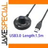 Black USB Extension Cable 0.8m/1.5m for USB 2.0 & 3.0