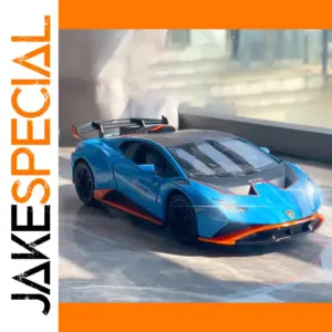 Blue Lamborghini Huracan STO Diecast Model 1:24 Scale