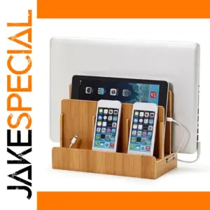Natural Bamboo Multi-Device Charging Station
