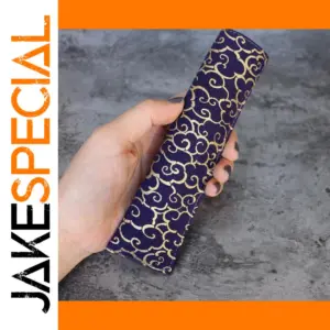 Elegant Blue Gold Cloud Pill Case